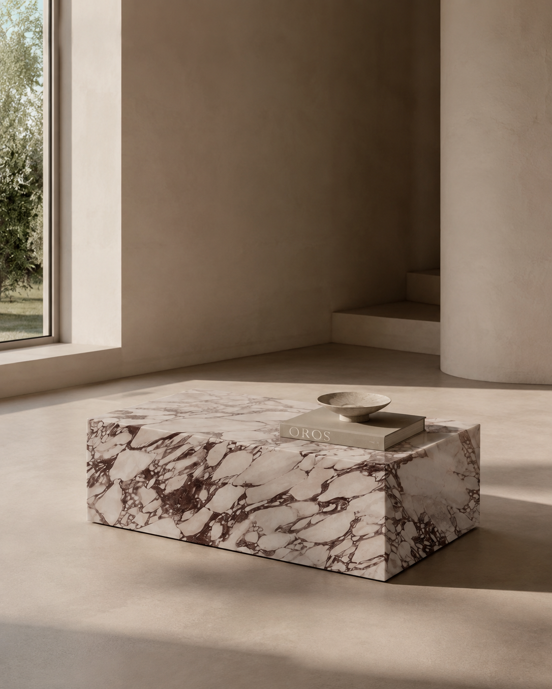 Marble Coffee Tables in natural stone by OROS