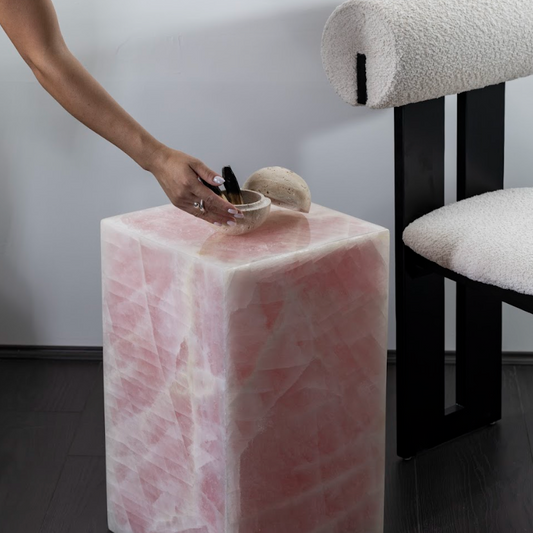 Pink Onyx Plinth
